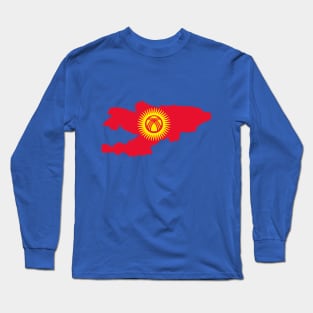 Kyrgyzstan flag Long Sleeve T-Shirt